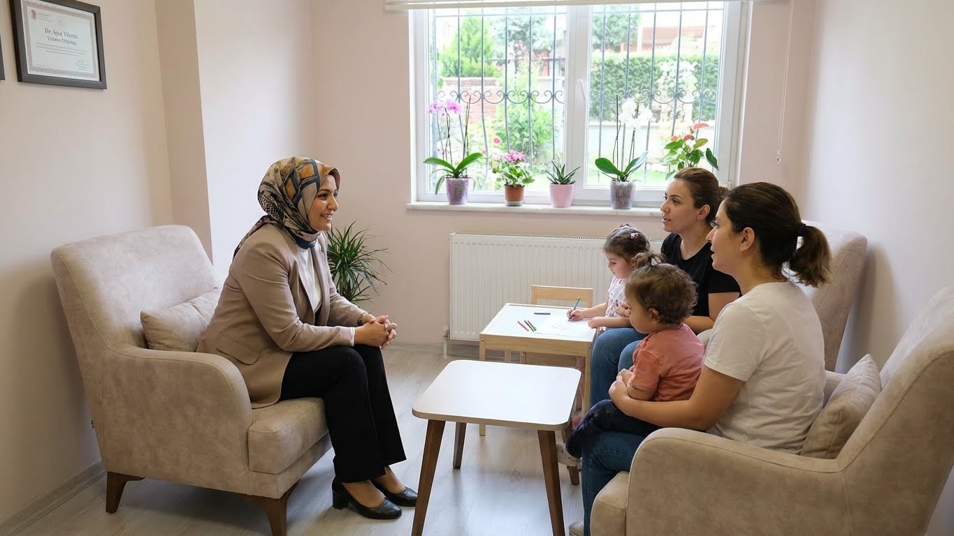 Çocuk ve ebeveyn danışmanlığı seansı uzman psikolog rehberliği