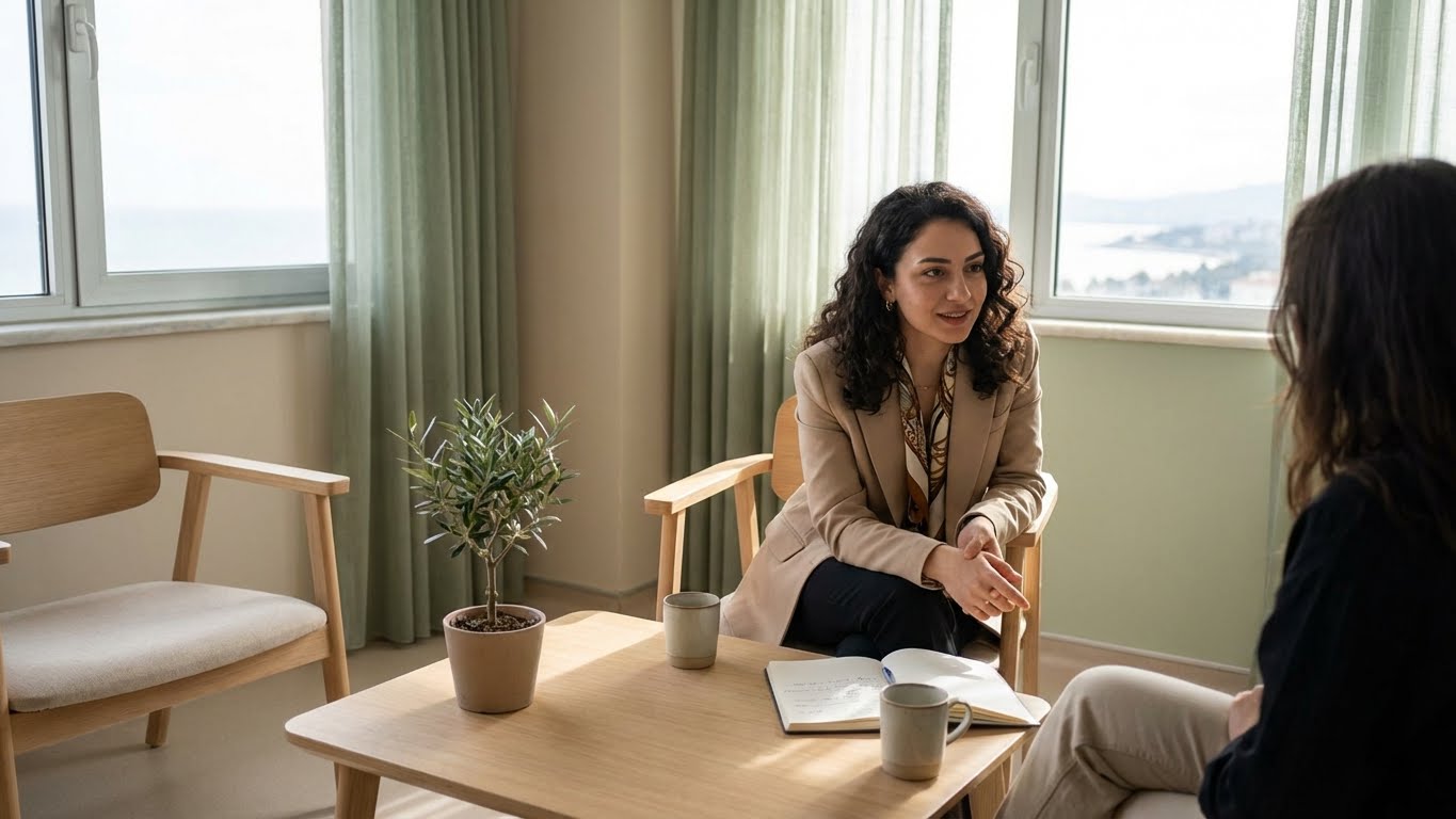 Uzman Klinik Psikolog Gamze Toprak Malia Psikolojik Danışmanlık seans anı.