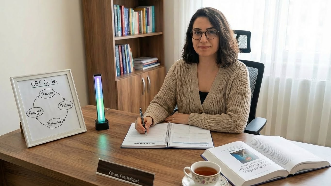 Uzman Klinik Psikolog Gamze Toprak eşliğinde BDT ve EMDR teknikleriyle depresyon tedavisi.