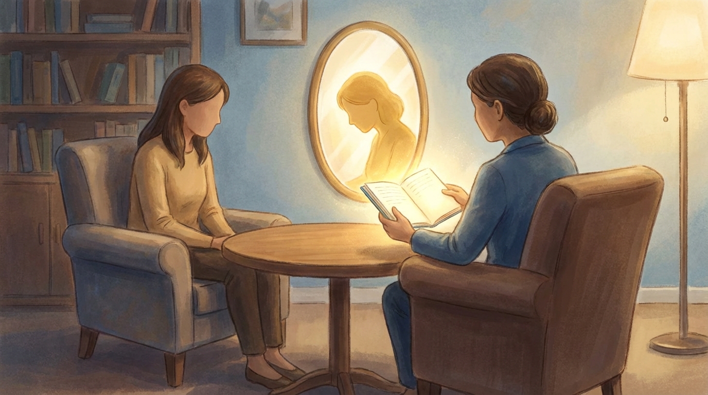 Psikolojik danışmanlıkta öz farkındalık ve terapi süreci.