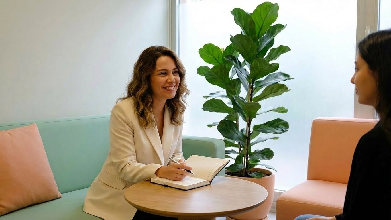 Uzman Klinik Psikolog Gamze Toprak Malia Psikolojik Danışmanlık Klinik Ortamı Stres Yönetimi Seansı