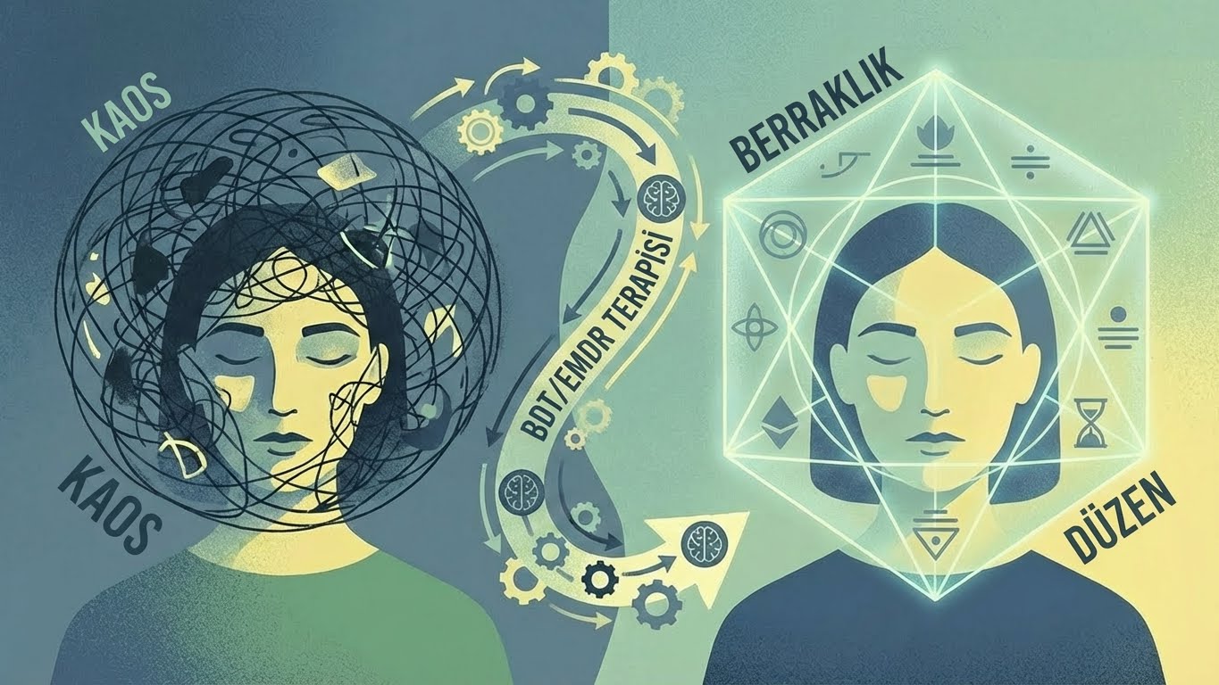 Psikolojik dayanıklılık için 5-4-3-2-1 topraklama tekniği rehberi.