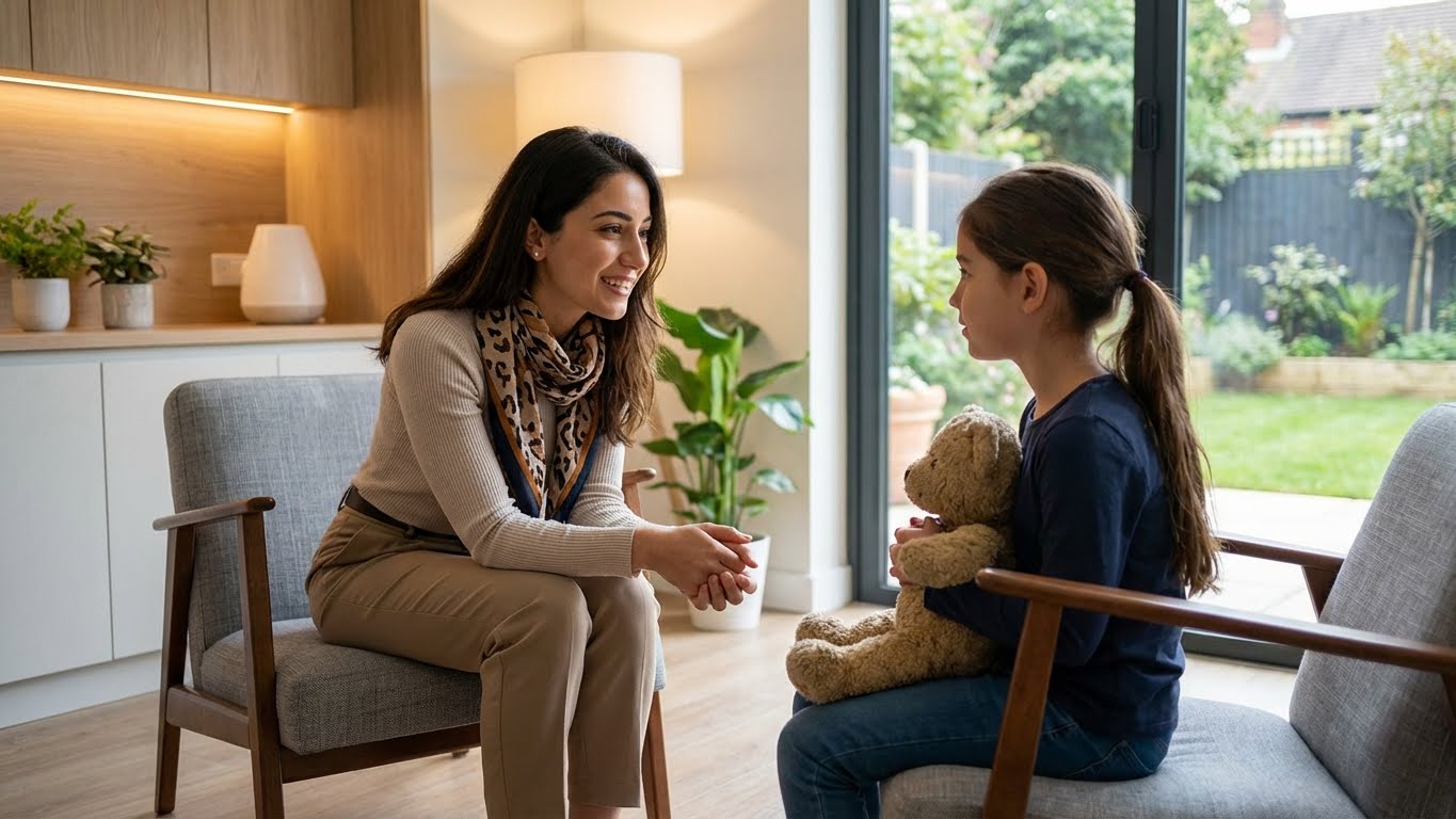 Uzman Klinik Psikolog Gamze Toprak ile çocuklarda uyku problemi üzerine terapi seansı.
