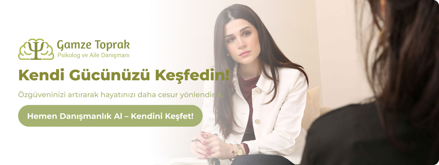 Psikolog Gamze Toprak ile özgüven artırma ve kendini keşfetme odaklı profesyonel bireysel psikolojik danışmanlık seansı.